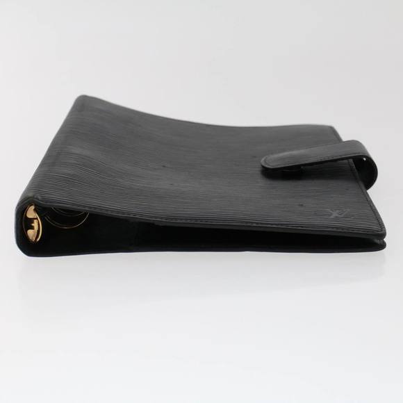 LOUIS VUITTON Epi Agenda GM Day Planner Cover Black R20062 LV Auth 48805 - Picture 6 of 16